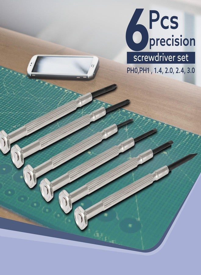 AGARO 6-Piece Precision Screwdriver Set, for Home, DIY, Professional & Industrial Use Ideal for Carpentry, Construction, Mechanical & Plumbing Tasks - Image 2